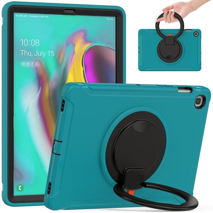 For Samsung Galaxy Tab S5e 10.5 inch T720 2019 Shockproof TPU + PC Protective Case with 360 Degree Rotation Foldable Handle Grip Holder & Pen Slot(Blue)-garmade.com
