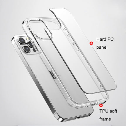 PC + TPU Full Coverage Shockproof Protective Case For iPhone 13 mini(Transparent)-garmade.com