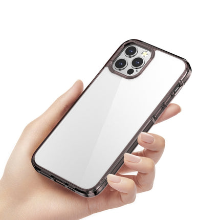 PC + TPU Full Coverage Shockproof Protective Case For iPhone 13 mini(Transparent Black)-garmade.com