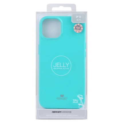 GOOSPERY JELLY Full Coverage Soft Case For iPhone 13 mini(Mint Green)-garmade.com