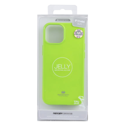 GOOSPERY JELLY Full Coverage Soft Case For iPhone 13 mini(Green)-garmade.com