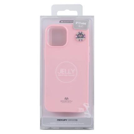 GOOSPERY JELLY Full Coverage Soft Case For iPhone 13 mini(Pink)-garmade.com