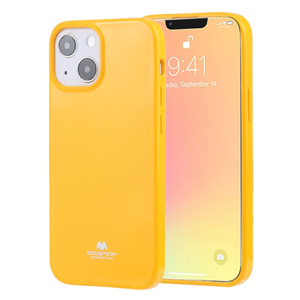 GOOSPERY JELLY Full Coverage Soft Case For iPhone 13 mini(Yellow)-garmade.com
