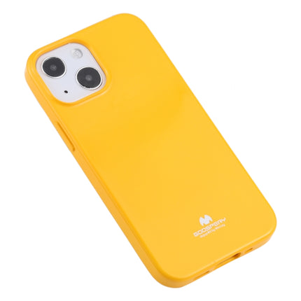 GOOSPERY JELLY Full Coverage Soft Case For iPhone 13 mini(Yellow)-garmade.com