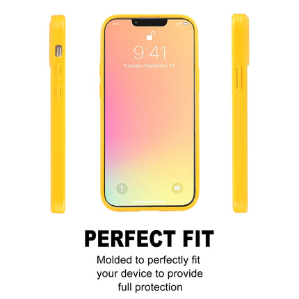 GOOSPERY JELLY Full Coverage Soft Case For iPhone 13 mini(Yellow)-garmade.com