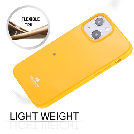 GOOSPERY JELLY Full Coverage Soft Case For iPhone 13 mini(Yellow)-garmade.com