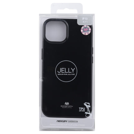 GOOSPERY JELLY Full Coverage Soft Case For iPhone 13(Black)-garmade.com