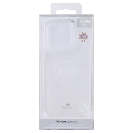 GOOSPERY JELLY Full Coverage Soft Case For iPhone 13 Pro(Transparent)-garmade.com