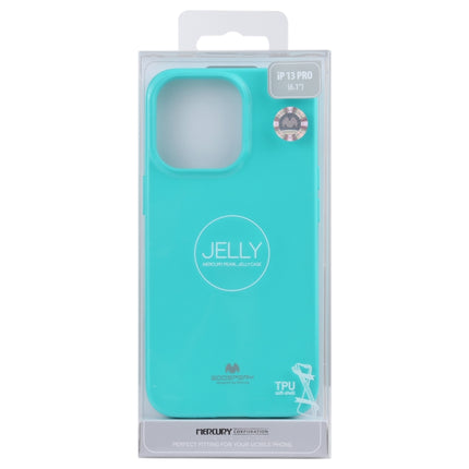 GOOSPERY JELLY Full Coverage Soft Case For iPhone 13 Pro(Mint Green)-garmade.com