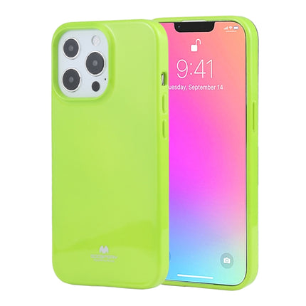 GOOSPERY JELLY Full Coverage Soft Case For iPhone 13 Pro(Green)-garmade.com
