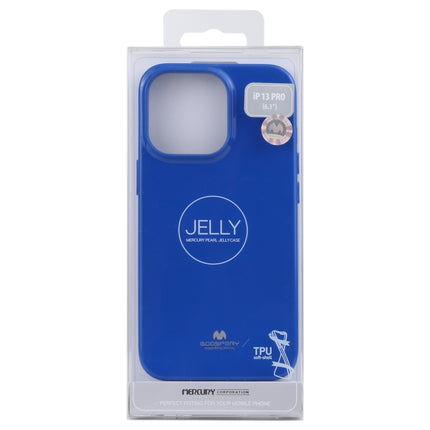 GOOSPERY JELLY Full Coverage Soft Case For iPhone 13 Pro(Blue)-garmade.com