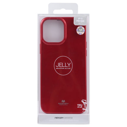 GOOSPERY JELLY Full Coverage Soft Case For iPhone 13 Pro Max(Red)-garmade.com