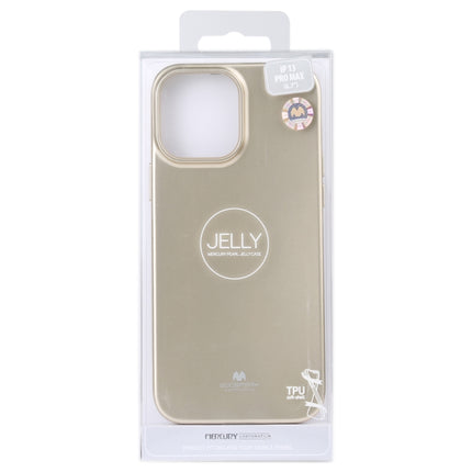 GOOSPERY JELLY Full Coverage Soft Case For iPhone 13 Pro Max(Gold)-garmade.com