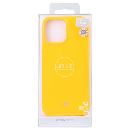 GOOSPERY JELLY Full Coverage Soft Case For iPhone 13 Pro Max(Yellow)-garmade.com