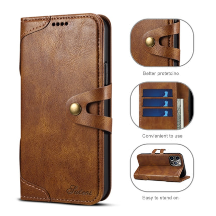 Calf Texture Buckle Horizontal Flip Leather Case with Holder & Card Slots & Wallet For iPhone 13 mini(Brown)-garmade.com