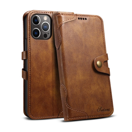 Calf Texture Buckle Horizontal Flip Leather Case with Holder & Card Slots & Wallet For iPhone 13(Brown)-garmade.com