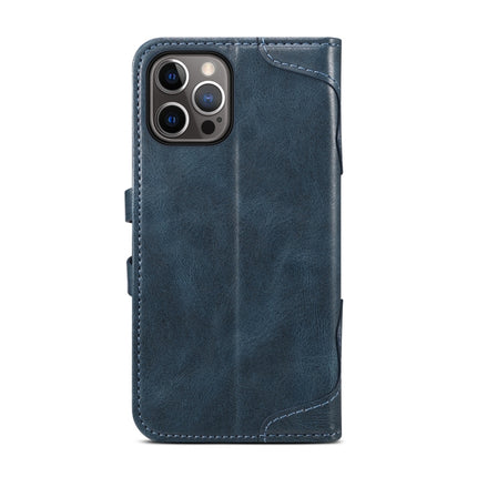 Calf Texture Buckle Horizontal Flip Leather Case with Holder & Card Slots & Wallet For iPhone 13(Blue)-garmade.com