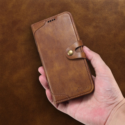 Calf Texture Buckle Horizontal Flip Leather Case with Holder & Card Slots & Wallet For iPhone 13(Brown)-garmade.com