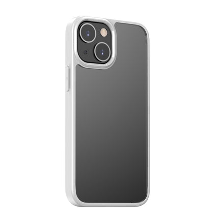 Clear Acrylic + TPU Four-corner All-inclusive Shockproof Case For iPhone 13(White)-garmade.com