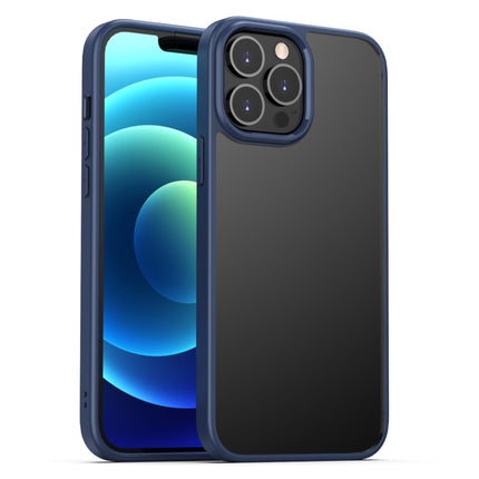 Clear Acrylic + TPU Four-corner All-inclusive Shockproof Case For iPhone 13 Pro(Blue)-garmade.com