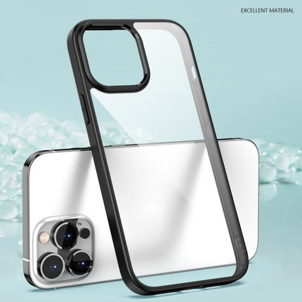 Clear Acrylic + TPU Four-corner All-inclusive Shockproof Case For iPhone 13 Pro(Green)-garmade.com
