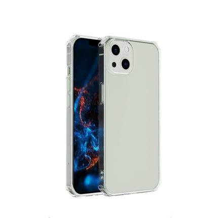 Straight Side Octagonal Transparent Shockproof TPU Protective Case For iPhone 13 mini-garmade.com