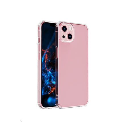 Straight Side Octagonal Transparent Shockproof TPU Protective Case For iPhone 13-garmade.com