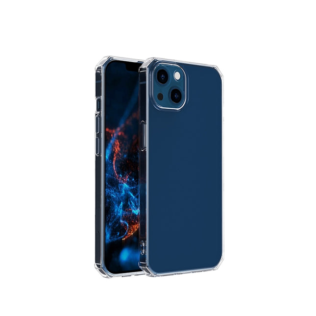 Straight Side Octagonal Transparent Shockproof TPU Protective Case For iPhone 13 Pro Max-garmade.com