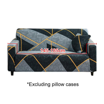 Double Seat Full Coverage Elastic Non-slip Sofa Cover(Vic)-garmade.com