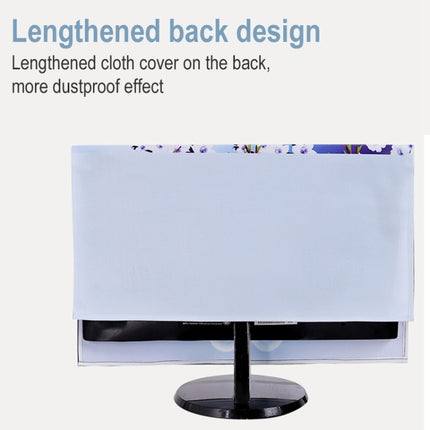 Desktop Computer LCD Monitor Cloth Dust-proof Cover, Size:22 inch(Good Night)-garmade.com