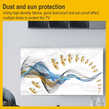Household Cloth Dust-proof Cover for Television, Size:52 inch(Fish)-garmade.com