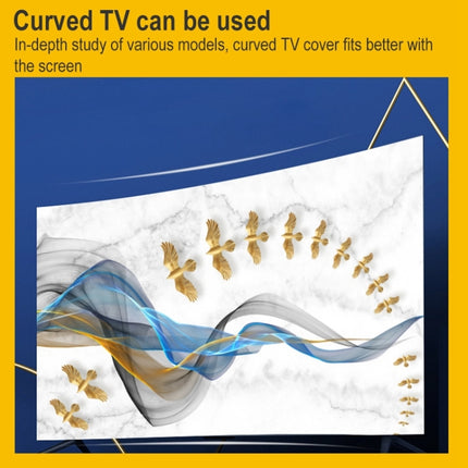 Household Cloth Dust-proof Cover for Television, Size:52 inch(Wonderland)-garmade.com