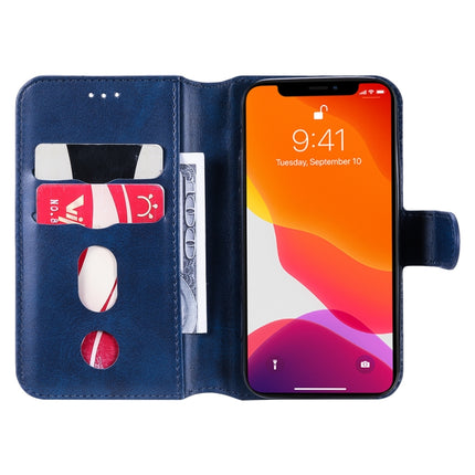 Classic Calf Texture PU + TPU Horizontal Flip Leather Case with Holder & Card Slots & Wallet For iPhone 13 mini(Blue)-garmade.com