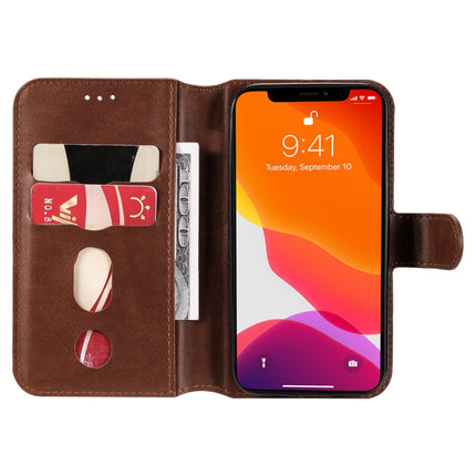 Classic Calf Texture PU + TPU Horizontal Flip Leather Case with Holder & Card Slots & Wallet For iPhone 13 mini(Brown)-garmade.com
