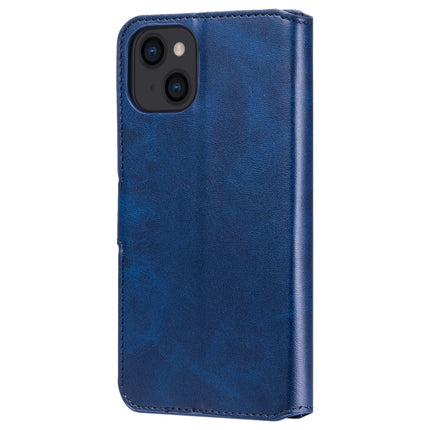 Classic Calf Texture PU + TPU Horizontal Flip Leather Case with Holder & Card Slots & Wallet For iPhone 13(Blue)-garmade.com