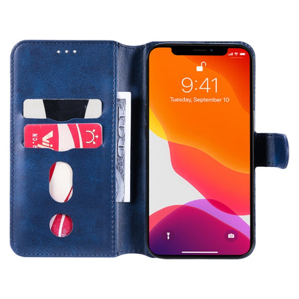 Classic Calf Texture PU + TPU Horizontal Flip Leather Case with Holder & Card Slots & Wallet For iPhone 13(Blue)-garmade.com