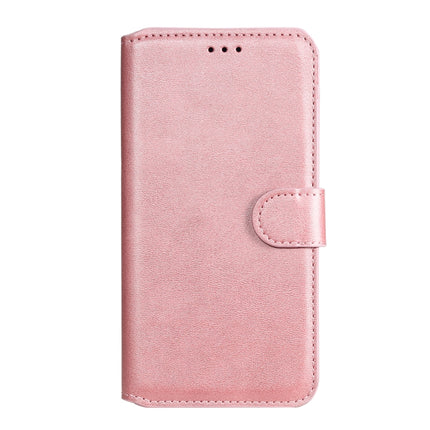 Classic Calf Texture PU + TPU Horizontal Flip Leather Case with Holder & Card Slots & Wallet For iPhone 13(Rose Gold)-garmade.com