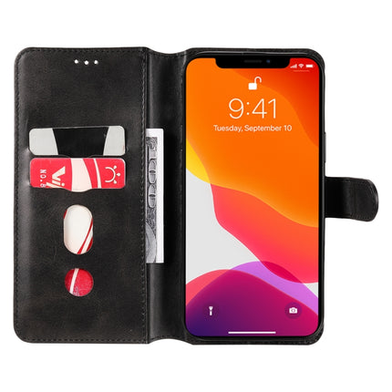 Classic Calf Texture PU + TPU Horizontal Flip Leather Case with Holder & Card Slots & Wallet For iPhone 13 Pro Max(Black)-garmade.com