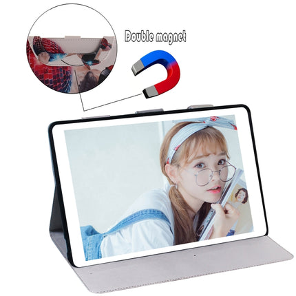 For iPad 10.2 / 10.5 / Air 2019 3D Colored Drawing Horizontal Flip Leather Case with Holder & Card Slot & Wallet & Handle(Fashion Dog)-garmade.com