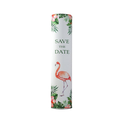 Elastic Cloth Cabinet Type Air Conditioner Dust Cover, Size:175 x 40cm(Beautiful Flamingo)-garmade.com
