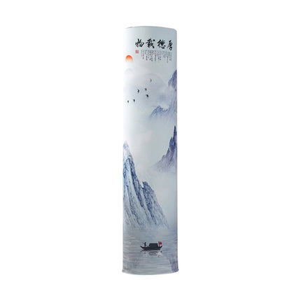 Elastic Cloth Cabinet Type Air Conditioner Dust Cover, Size:175 x 40cm(Ink Landscape)-garmade.com