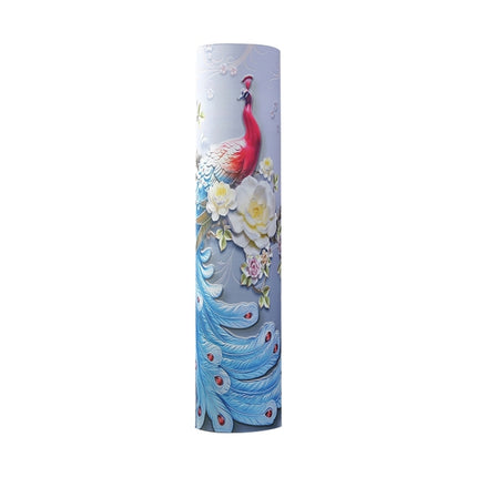 Elastic Cloth Cabinet Type Air Conditioner Dust Cover, Size:185 x 40cm(Magnolia Peacock)-garmade.com