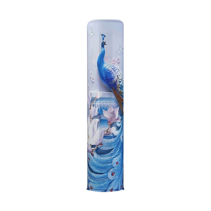 Elastic Cloth Cabinet Type Air Conditioner Dust Cover, Size:185 x 40cm(Magnolia Peacock)-garmade.com