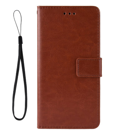 For Xiaomi Redmi Note 10T 5G Crazy Horse Texture Horizontal Flip Leather Case with Holder & Card Slots & Lanyard(Brown)-garmade.com