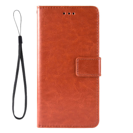For Xiaomi Poco F3 GT Crazy Horse Texture Horizontal Flip Leather Case with Holder & Card Slots & Lanyard(Brown)-garmade.com