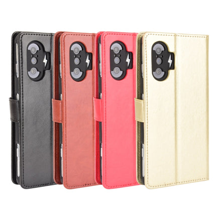 For Xiaomi Poco F3 GT Crazy Horse Texture Horizontal Flip Leather Case with Holder & Card Slots & Lanyard(Brown)-garmade.com