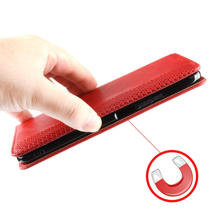 For Xiaomi Redmi Note 10 Magnetic Buckle Retro Crazy Horse Texture Horizontal Flip Leather Case with Holder & Card Slots & Photo Frame(Red)-garmade.com