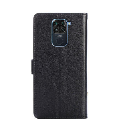 Zipper Bag PU + TPU Horizontal Flip Leather Case with Holder & Card Slot & Wallet & Lanyard For Xiaomi Redmi Note 9(Black)-garmade.com