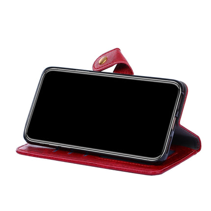 Zipper Bag PU + TPU Horizontal Flip Leather Case with Holder & Card Slot & Wallet & Lanyard For Xiaomi Redmi Note 9(Red)-garmade.com