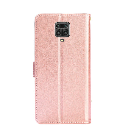 Zipper Bag PU + TPU Horizontal Flip Leather Case with Holder & Card Slot & Wallet & Lanyard For Xiaomi Redmi Note 9S(Rose Gold)-garmade.com